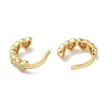 Heart Brass Micro Pave Cubic Zirconia Cuff Earrings for Women EJEW-P281-04G-2