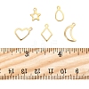 60Pcs 5 Styles 304 Stainless Steel Charms STAS-FS0001-87-5