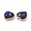Faceted Glass Rhinestone Pendants GLAA-I051-B18-3