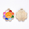 Alloy Enamel Pendants X-ENAM-N054-009-2