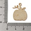 Thanksgiving Day Golden Tone Alloy Enamel Pendants ENAM-M002-02I-G-3