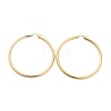 Ring 304 Stainless Steel Hoop Earrings for Women Men EJEW-B049-01I-G-1