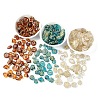 75Pcs 15 Styles Imitation Amber Transparent Acrylic Beads DIY-YW0010-22-2