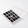 Cuboid Organic Glass Ring Display Boxes LS-RDIS-N015-03-2