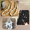 400Pcs 5 Styles Natural Unfinished Wood Beads WOOD-PA0001-55-7