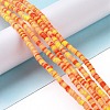 Handmade Polymer Clay Beads Strands CLAY-R089-3mm-009-2