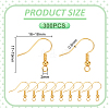 300Pcs Brass Earring Hooks KK-UN0004-55-4