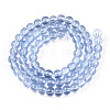 Transparent Glass Beads Strands GLAA-T032-T6mm-04-2