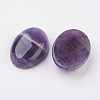 Natural Amethyst Flat Back Cabochons G-G741-18x25mm-17-2