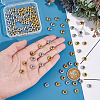100Pcs 2 Colors Brass Spacer Beads FIND-UN0015-57-5