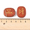 4Pcs 4 Styles Natural Red Jasper Display Decorations G-F786-02D-03-3