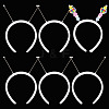 Cloth and Plastic Hair Bands OHAR-TAC0020-01G-12