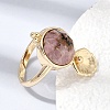 Brass Cuff Rings for Women GG-CBA7610-10G-06-3