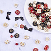 100Pcs 14 Styles Transparent Acrylic Beads OACR-SC0003-07-6