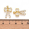 Brass Micro Pave Cubic Zirconia Pendants KK-N257-26A-G-3