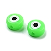 Opaque Printed Acrylic Beads OACR-G038-04B-2