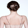 16Pcs 2 Colors Wedding Bridal Iron Hair Forks OHAR-LP0001-04-3