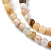 Natural Yellow Jade Beads Strands G-F591-17-4MM-4