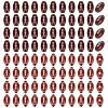 4Bags 2 Styles Opaque Acrylic European Large Hole Beads SACR-HY0001-09-1