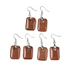 Natural & Synthetic Mixed Stone Dangle Earrings EJEW-F343-E-2