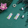 2 Rolls Nylon Beading Threads NWIR-PH0002-38B-4