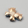 Light Gold Alloy Rhinestone Cabochons FIND-WH0173-340F-2