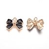 Light Gold Plated Alloy Enamel Pendants PALLOY-TAC0009-80A-2