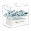 Acrylic Double Layer Cosmetic Storage Display Box AJEW-WH0419-25-1