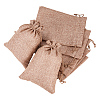 Burlap (Polyester) Packing Pouches Drawstring Bags ABAG-BC0001-07B-18x13-1