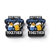 Father's Day Silicone Beads SIL-V006-02F-1