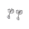 304 Stainless Steel Stud Earrings for Women EJEW-E603-06B-P-1