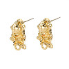 Alloy Stud Earring Findings PALLOY-Q433-025-RS-1