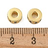 Rack Plating Brass Micro Pave Cubic Zirconia  Beads KK-U030-31G-04-2