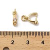 Brass Micro Pave Cubic Zirconia Cup Pearl Peg Bails Pin Pendants KK-S397-06B-3