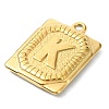 Ion Plating(IP) 304 Stainless Steel Pendants STAS-U033-01G-K-2