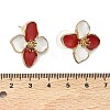 Alloy Enamel Stud Earrings FS-WG082C3-05-3