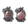 Natural Rhodonite Pendants G-H083-01AS-11-1