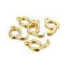 Golden Plated Alloy Letter Pendants LS-X-PALLOY-J718-01G-Q-2