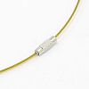 201 Stainless Steel Wire Necklace Cord TWIR-SW001-6-2