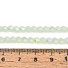 Imitation Jade Electroplate Glass Beads Strands GLAA-F029-J4mm-D07-4