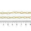 Brass Paperclip Chain Necklaces X-NJEW-A042-03G-3
