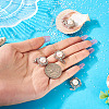 4Pcs Natural Pearl Pendants PALLOY-TAC0181-6