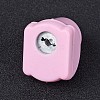 Random Single Color or Random Mixed Color Mini Plastic Craft Paper Punch Sets for Scrapbooking & Paper Crafts LS-AJEW-L051-14-2