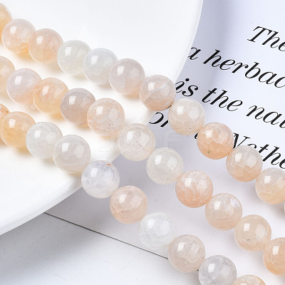 Natural Crackle Agate Beads Strands G-S359-240B-2-1