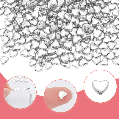 500Pcs Alloy Beads FIND-SP0002-20B-1