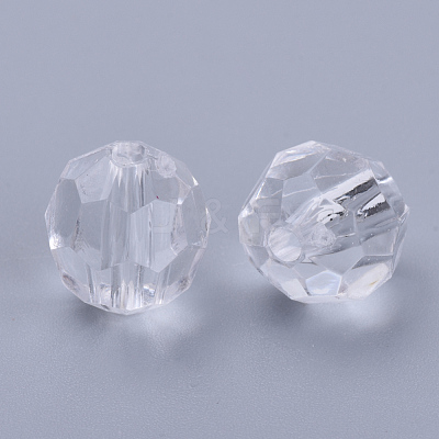 Transparent Acrylic Beads TACR-Q257-14mm-V01-1