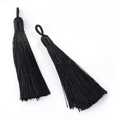 Polyester Tassel Big Pendants Decoration AJEW-S059-09-1