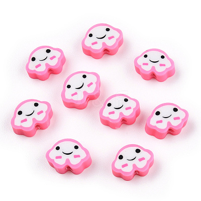 Handmade Polymer Clay Beads CLAY-N008-033F-1