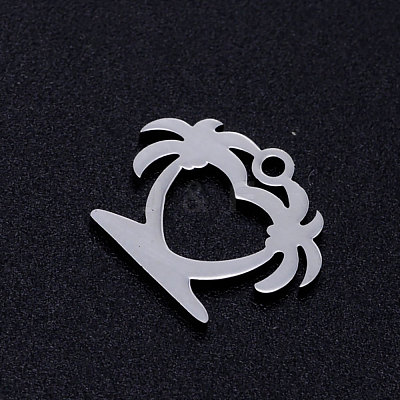 Tarnish Resistant 201 Stainless Steel Hollow Charms STAS-Q201-JN294-1-1
