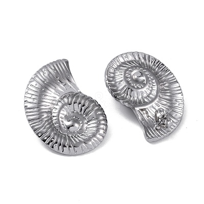 Non-Tarnish 304 Stainless Steel Stud Earrings LS-EJEW-M250-02A-P-1